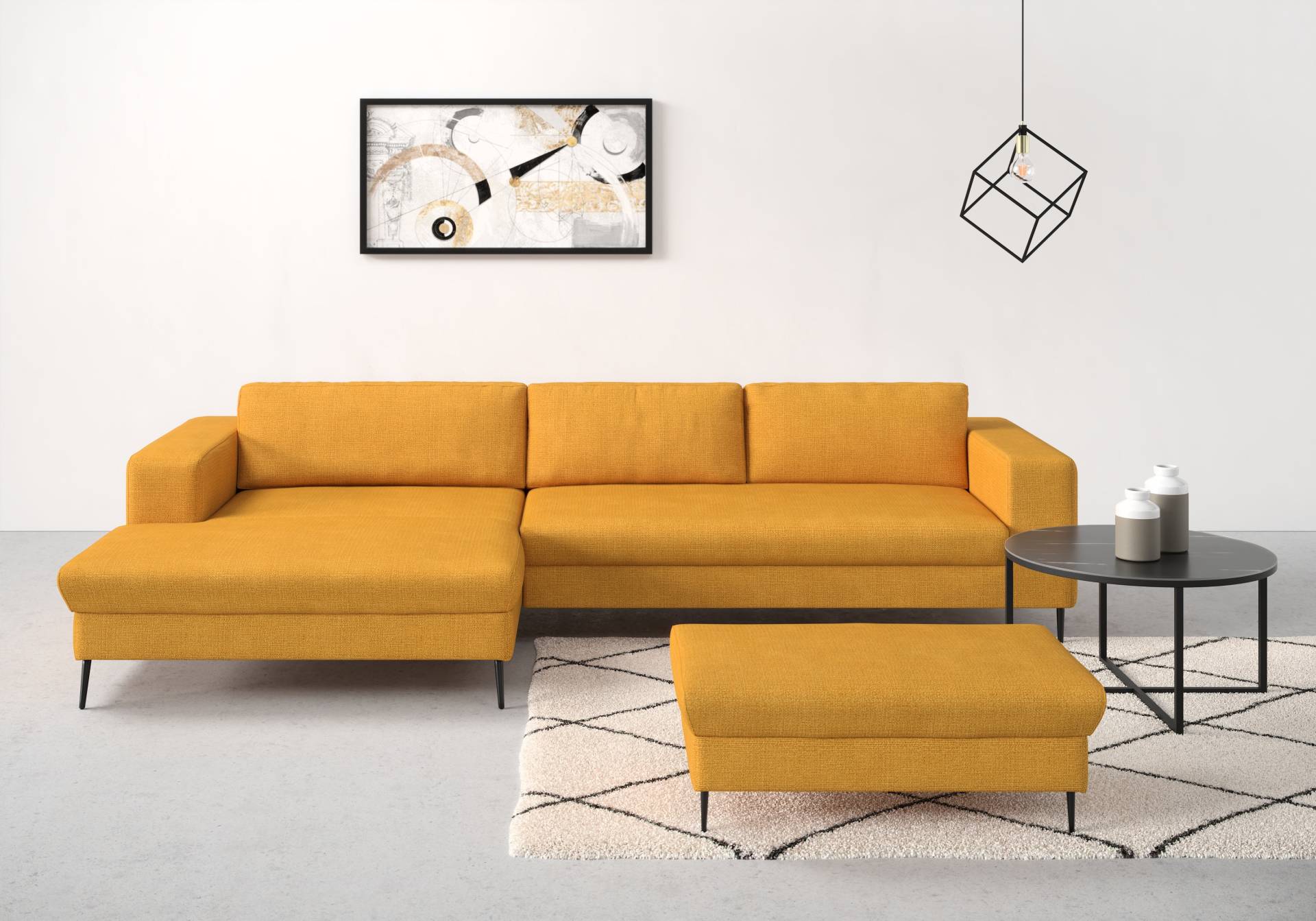 DOMO collection Ecksofa »Modica L-Form«, moderne Optik mit grosszügiger Recamieire, auch in Cord von DOMO collection