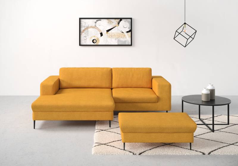 DOMO collection Ecksofa »Modica L-Form«, moderne Optik mit grosszügiger RecamiÃ¨re, auch in Cord von DOMO collection