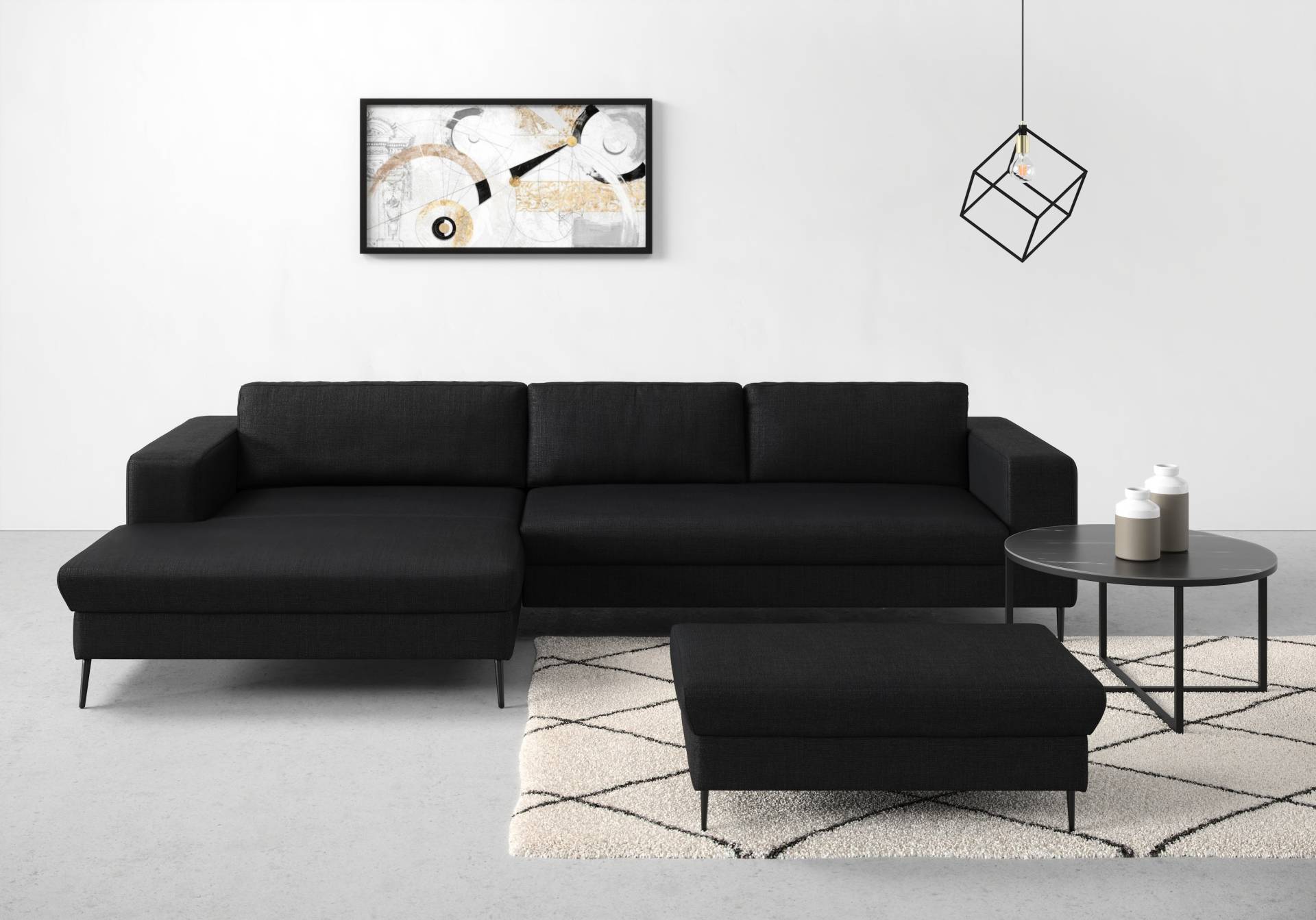 DOMO collection Ecksofa »Modica L-Form«, moderne Optik mit grosszügiger Recamieire, auch in Cord von DOMO collection