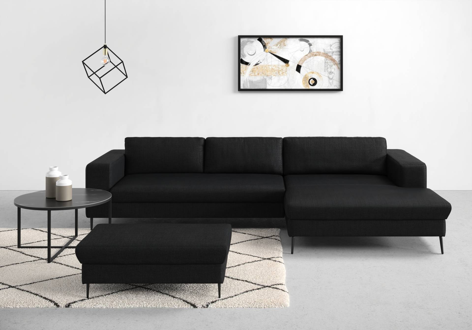 DOMO collection Ecksofa »Modica L-Form«, moderne Optik mit grosszügiger Recamieire, auch in Cord von DOMO collection