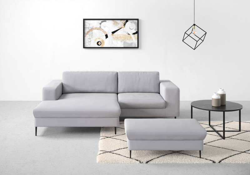 DOMO collection Ecksofa »Modica L-Form«, moderne Optik mit grosszügiger RecamiÃ¨re, auch in Cord von DOMO collection