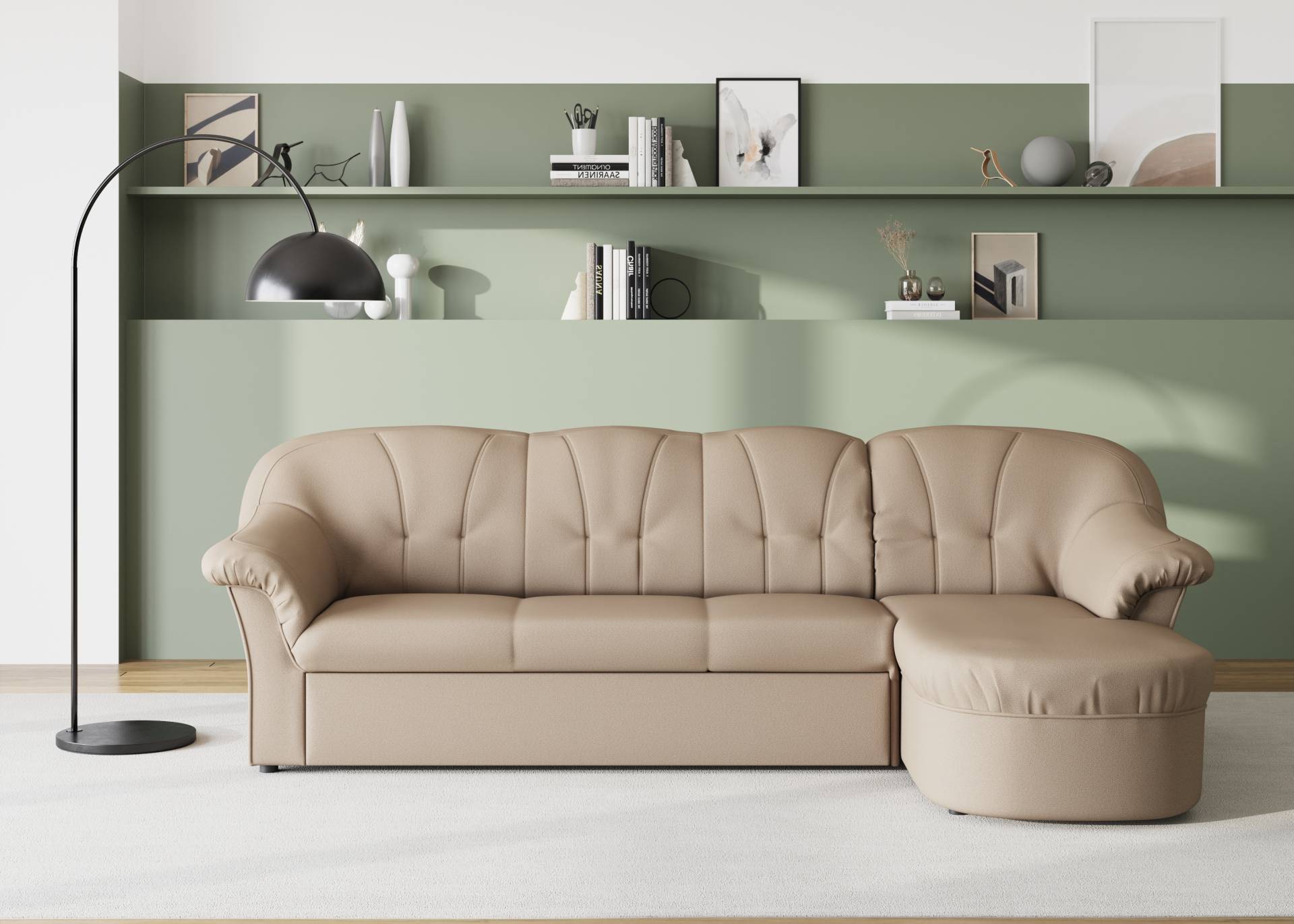 DOMO collection Ecksofa »Pegnitz L-Form«, wahlweise mit Bettfunktion von DOMO collection