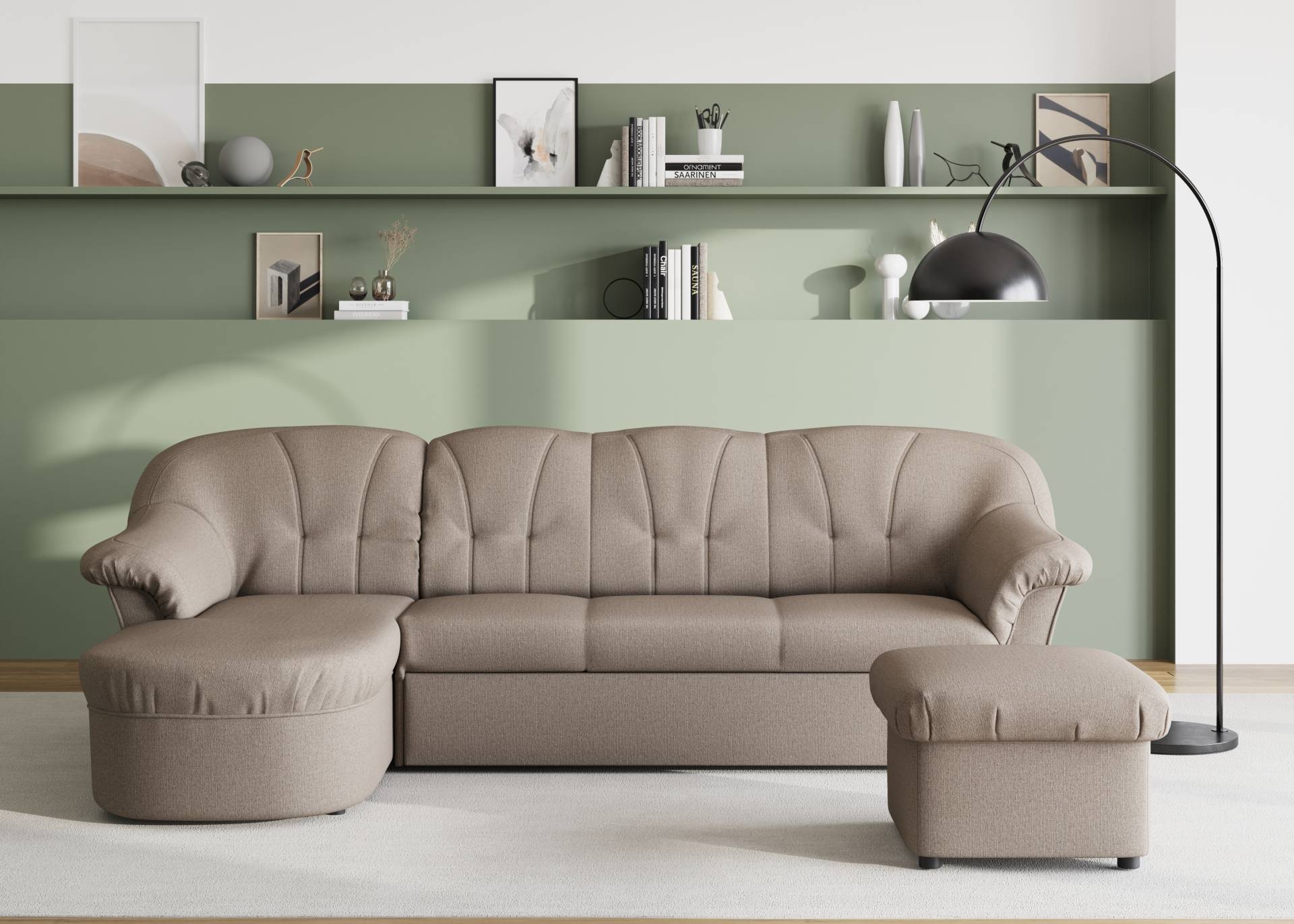 DOMO collection Ecksofa »Pegnitz L-Form«, wahlweise mit Bettfunktion von DOMO collection