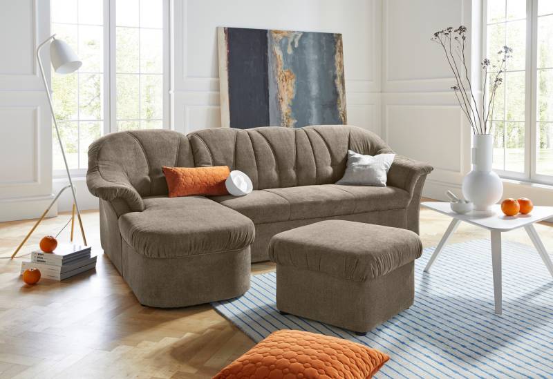 DOMO collection Ecksofa »Pegnitz L-Form«, wahlweise mit Bettfunktion von DOMO collection