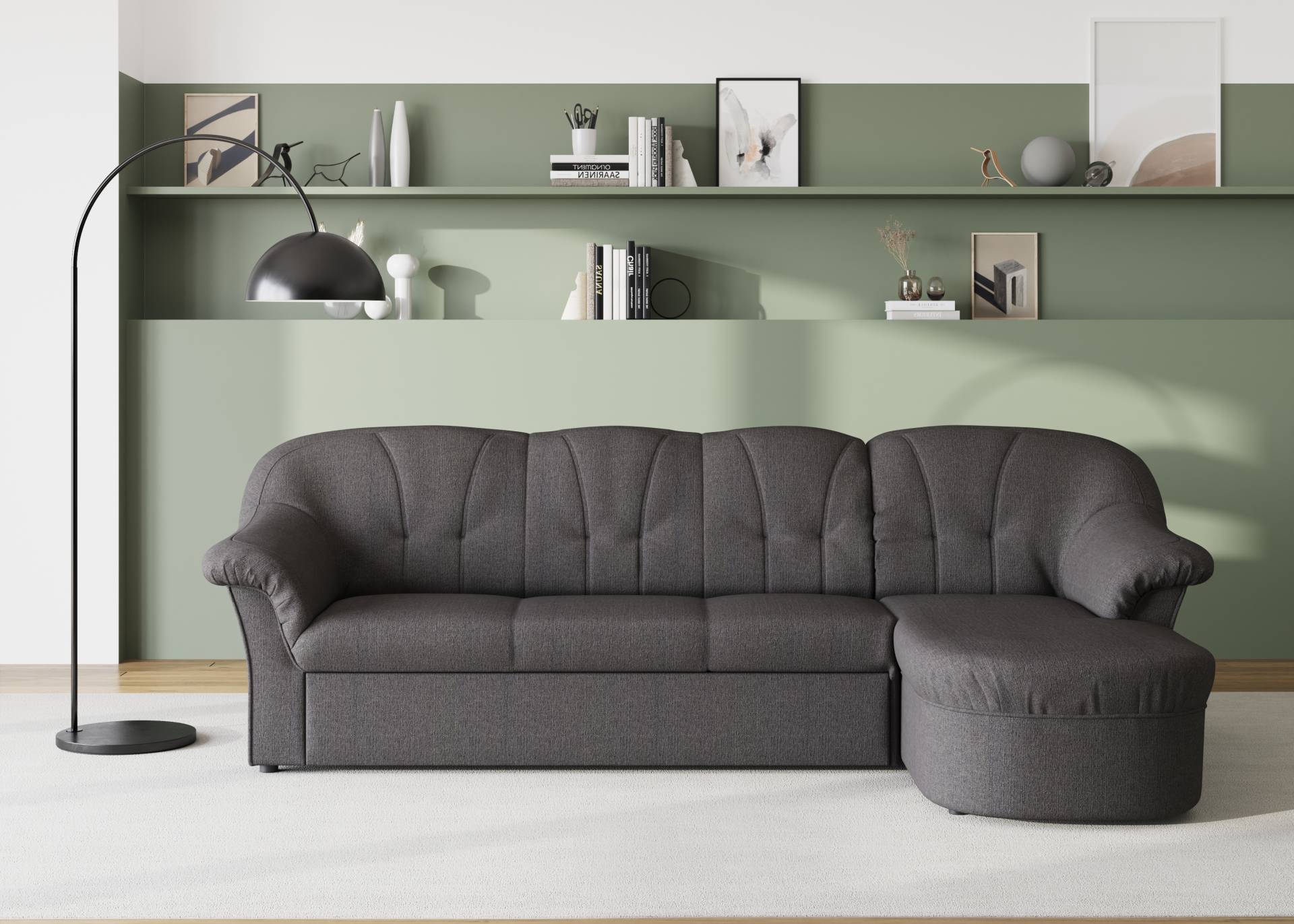 DOMO collection Ecksofa »Pegnitz L-Form«, wahlweise mit Bettfunktion von DOMO collection