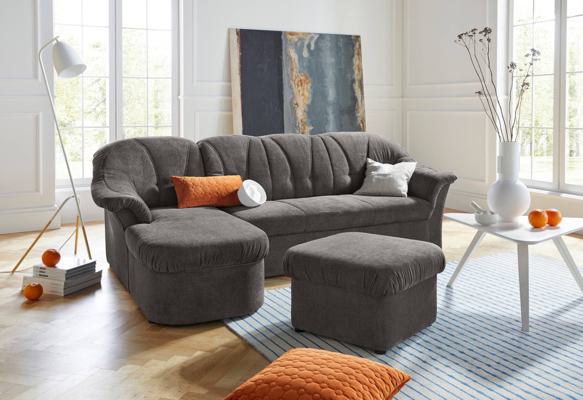 DOMO collection Ecksofa »Pegnitz L-Form«, wahlweise mit Bettfunktion von DOMO collection