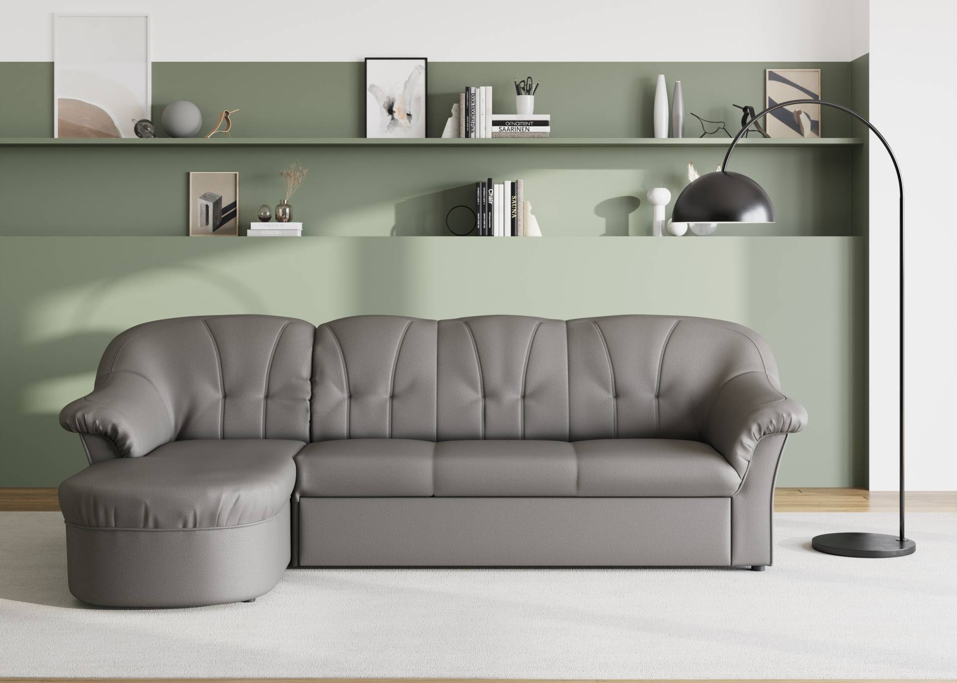 DOMO collection Ecksofa »Pegnitz L-Form«, wahlweise mit Bettfunktion von DOMO collection