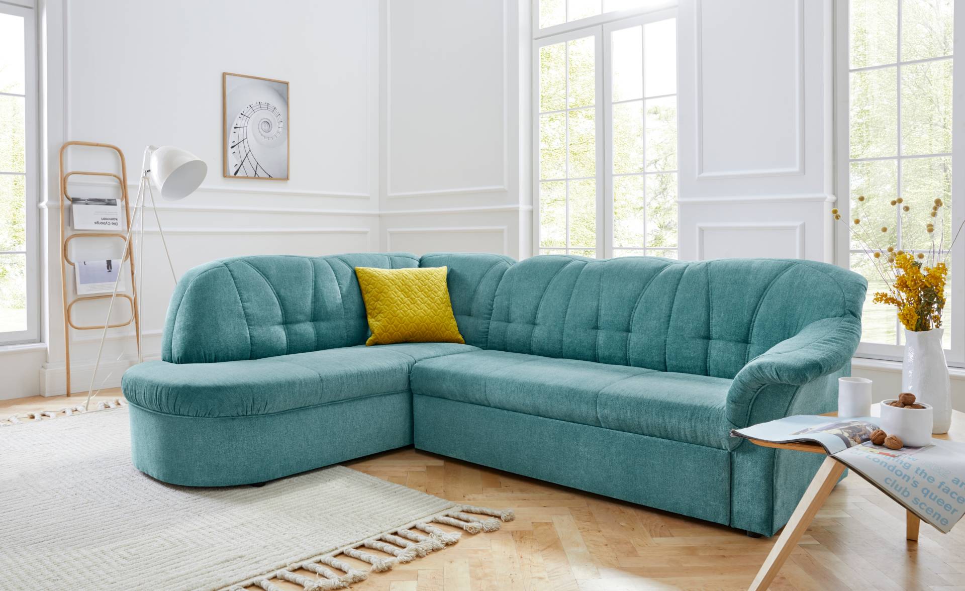 DOMO collection Ecksofa »Pegnitz L-Form«, wahlweise mit Bettfunktion von DOMO collection