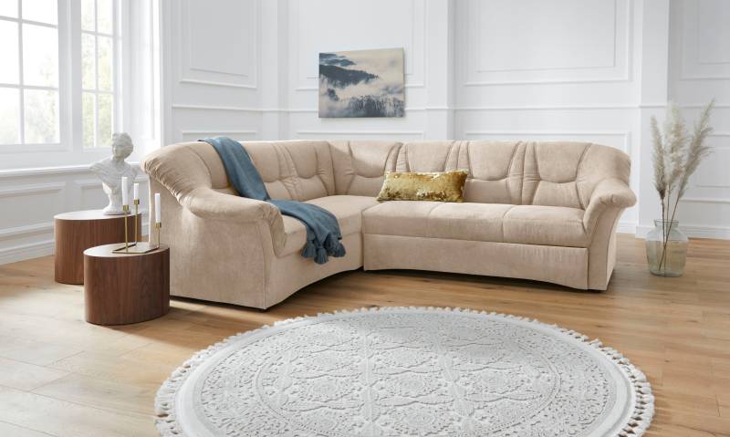 DOMO collection Ecksofa »Sarafina L-Form«, wahlweise mit Bettfunktion, optional mit Federkern von DOMO collection