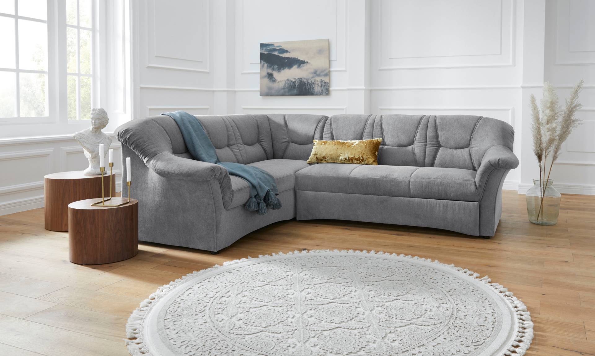 DOMO collection Ecksofa »Sarafina L-Form«, wahlweise mit Bettfunktion, optional mit Federkern von DOMO collection