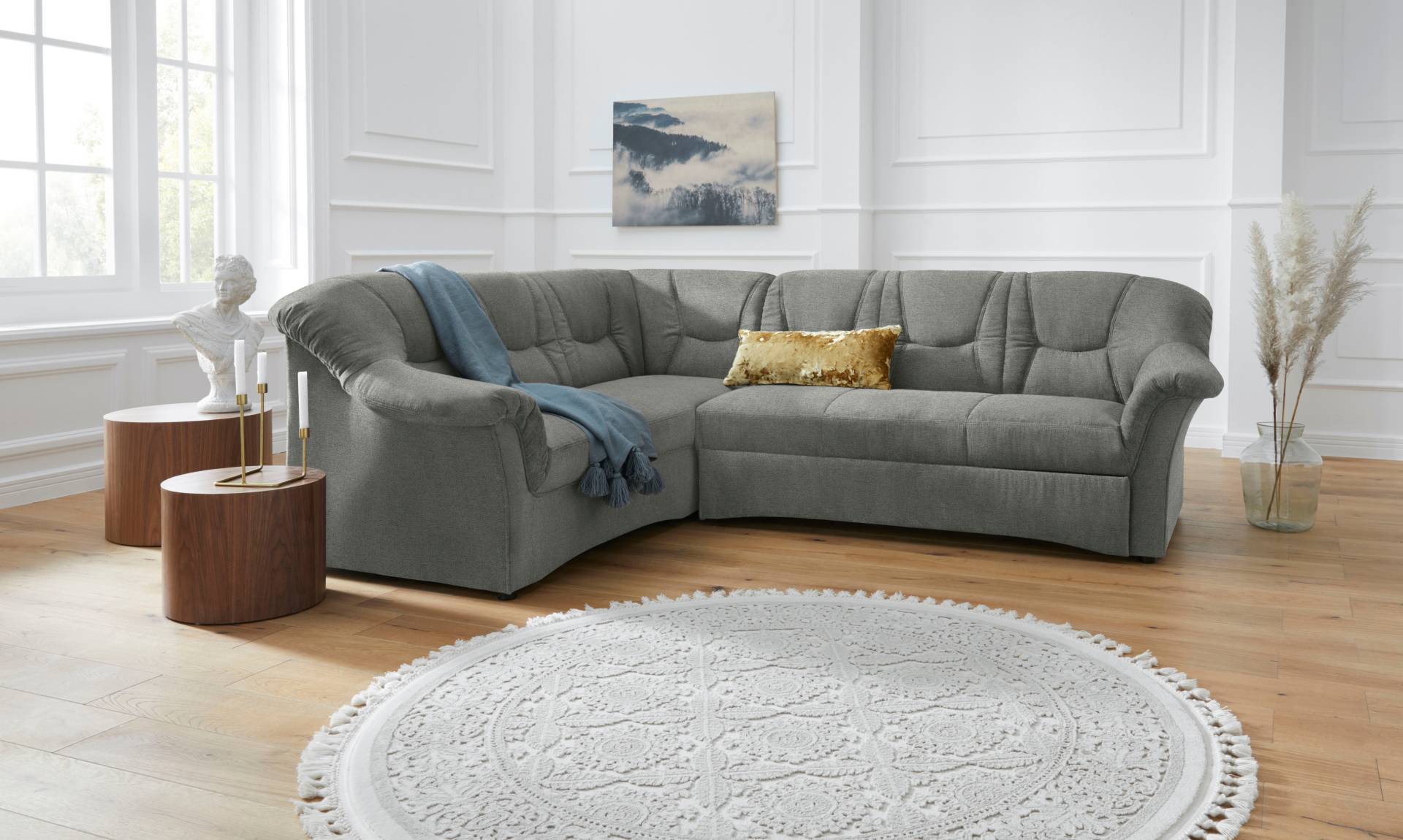 DOMO collection Ecksofa »Sarafina L-Form«, wahlweise mit Bettfunktion, optional mit Federkern von DOMO collection