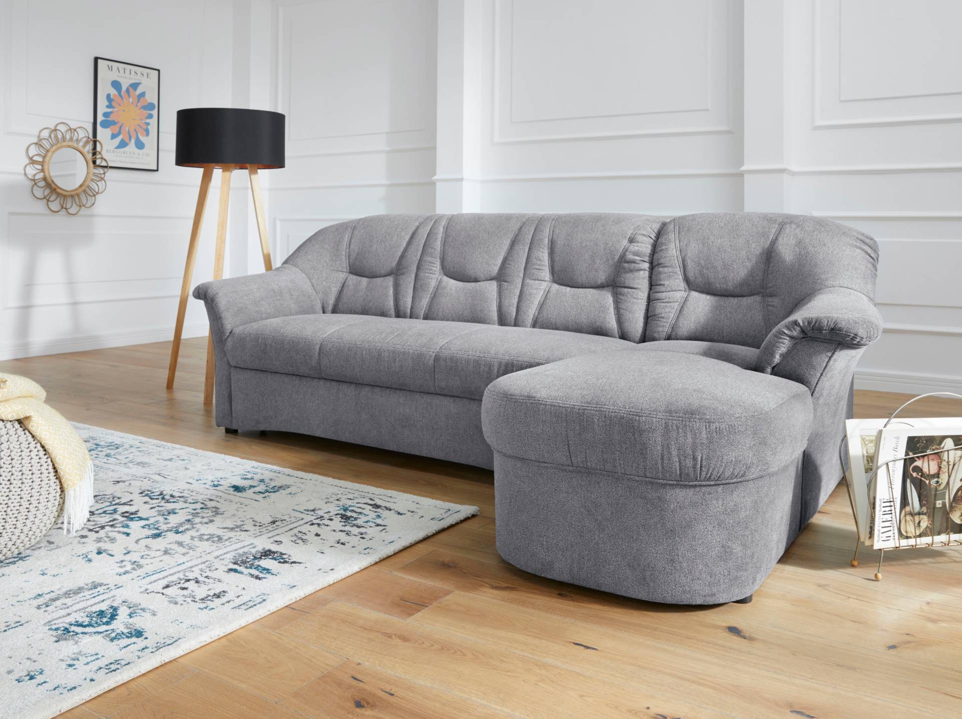 DOMO collection Ecksofa »Sarafina L-Form«, wahlweise mit Bettfunktion, optional mit Federkern von DOMO collection