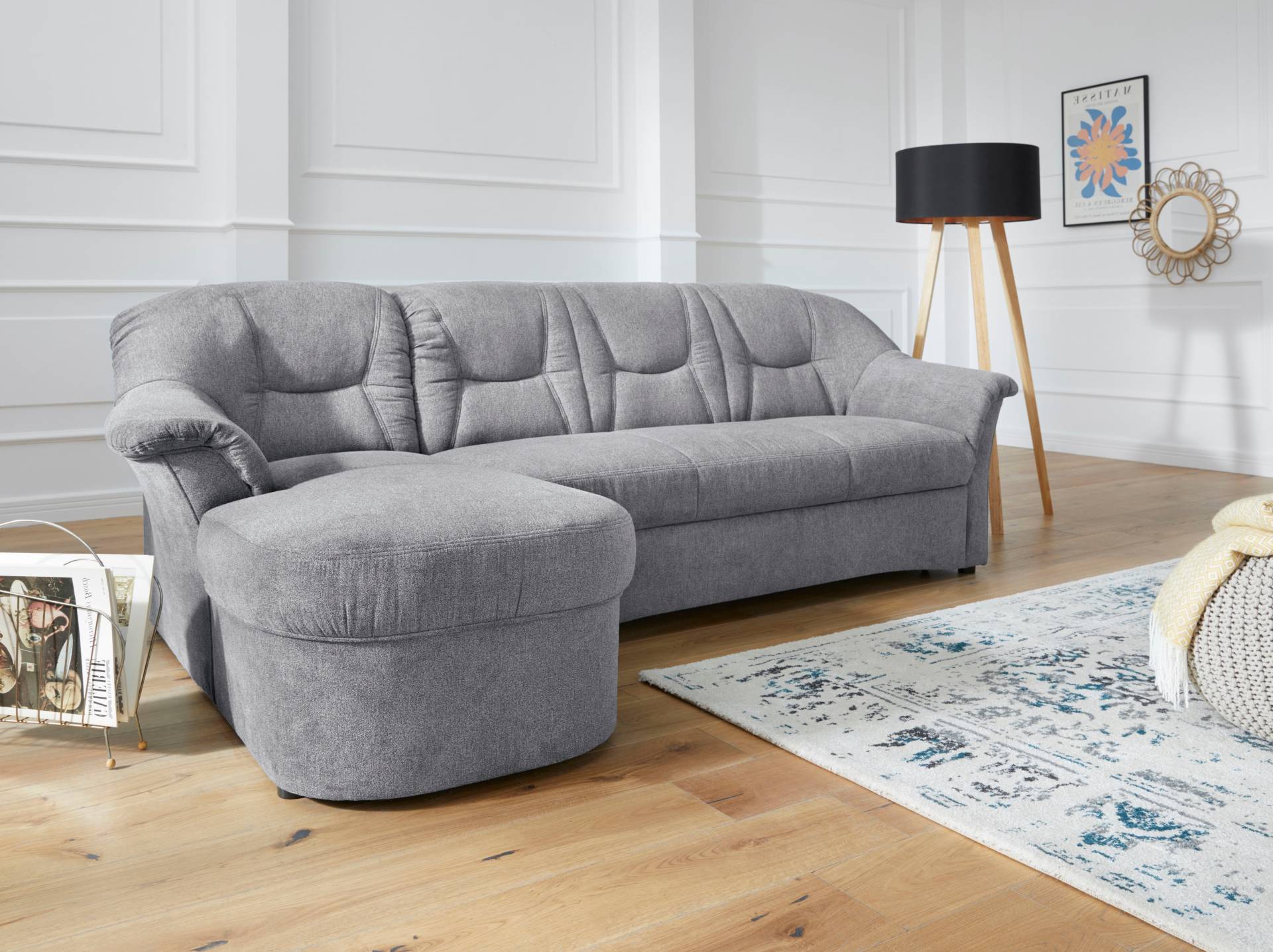 DOMO collection Ecksofa »Sarafina L-Form«, wahlweise mit Bettfunktion, optional mit Federkern von DOMO collection