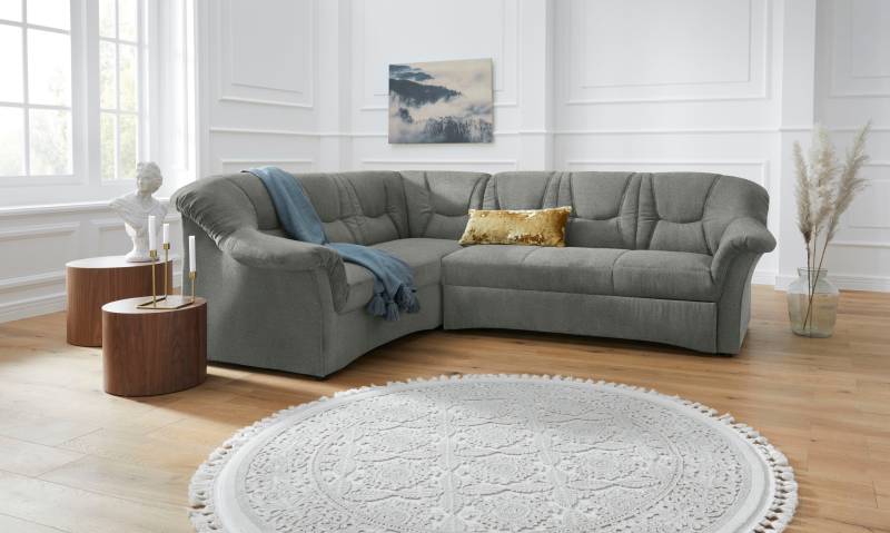 DOMO collection Ecksofa »Sarafina L-Form«, wahlweise mit Bettfunktion, optional mit Federkern von DOMO collection