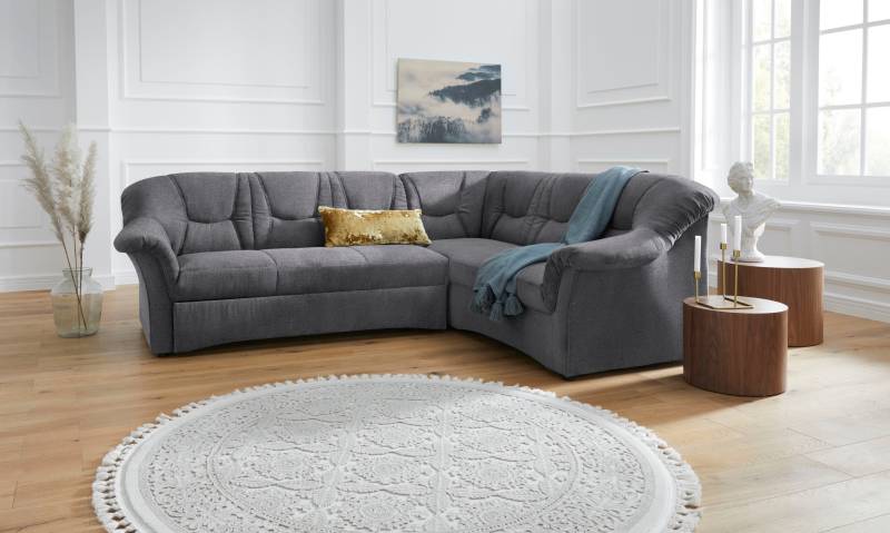 DOMO collection Ecksofa »Sarafina L-Form«, wahlweise mit Bettfunktion, optional mit Federkern von DOMO collection