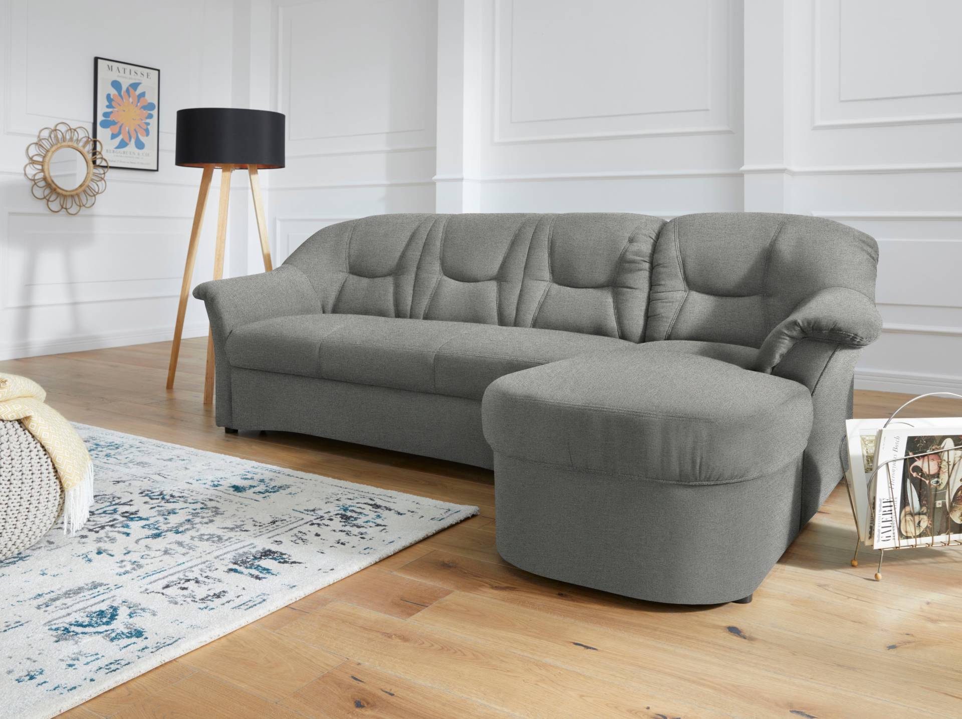 DOMO collection Ecksofa »Sarafina L-Form«, wahlweise mit Bettfunktion, optional mit Federkern von DOMO collection