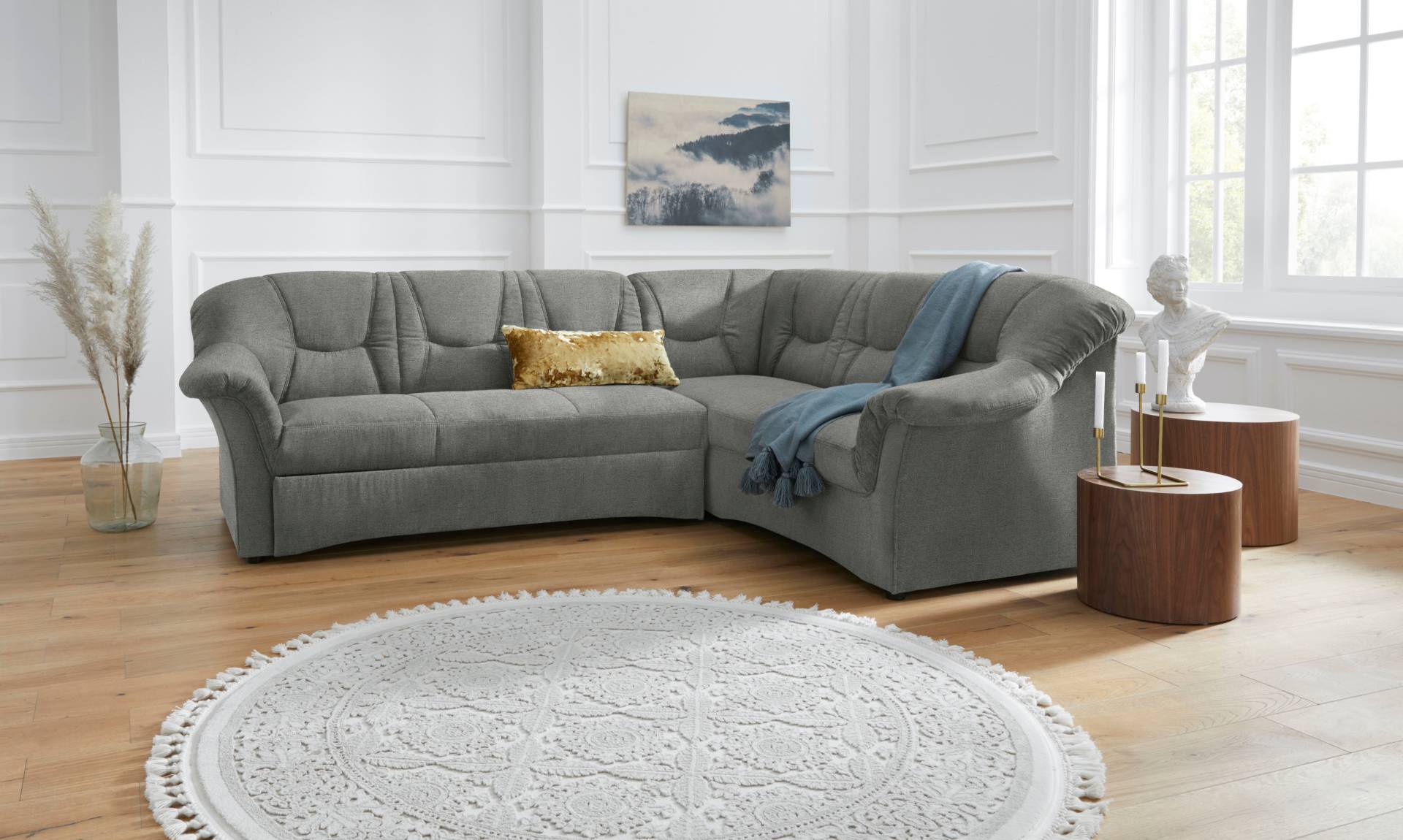 DOMO collection Ecksofa »Sarafina L-Form«, wahlweise mit Bettfunktion, optional mit Federkern von DOMO collection