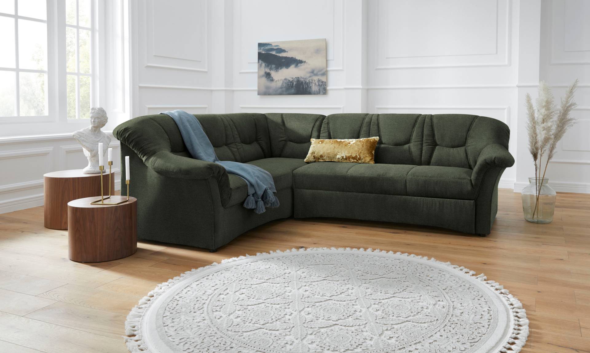 DOMO collection Ecksofa »Sarafina L-Form«, wahlweise mit Bettfunktion, optional mit Federkern von DOMO collection