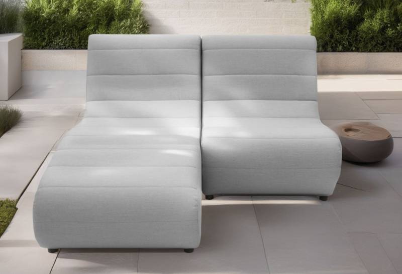 DOMO collection Ecksofa »Soleil, pflegeleichter und wetterfester Bezug L-Form«, Outdoor, besonderes Design und Formgebung, individuell erweiterbar von DOMO collection