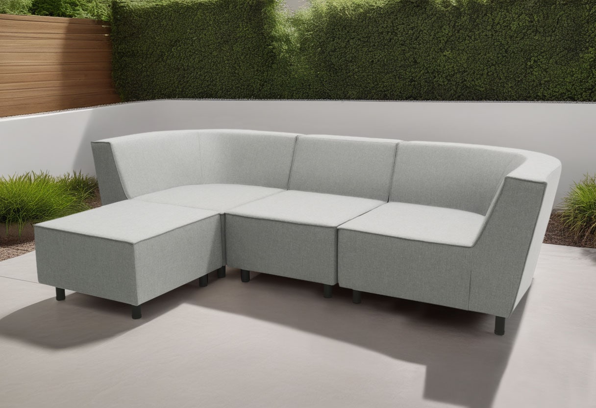 DOMO collection Ecksofa »Sonna, individuell zusammenstellbar L-Form«, Gartenlounge-Set oder Einzelelemente, Outdoor von DOMO collection