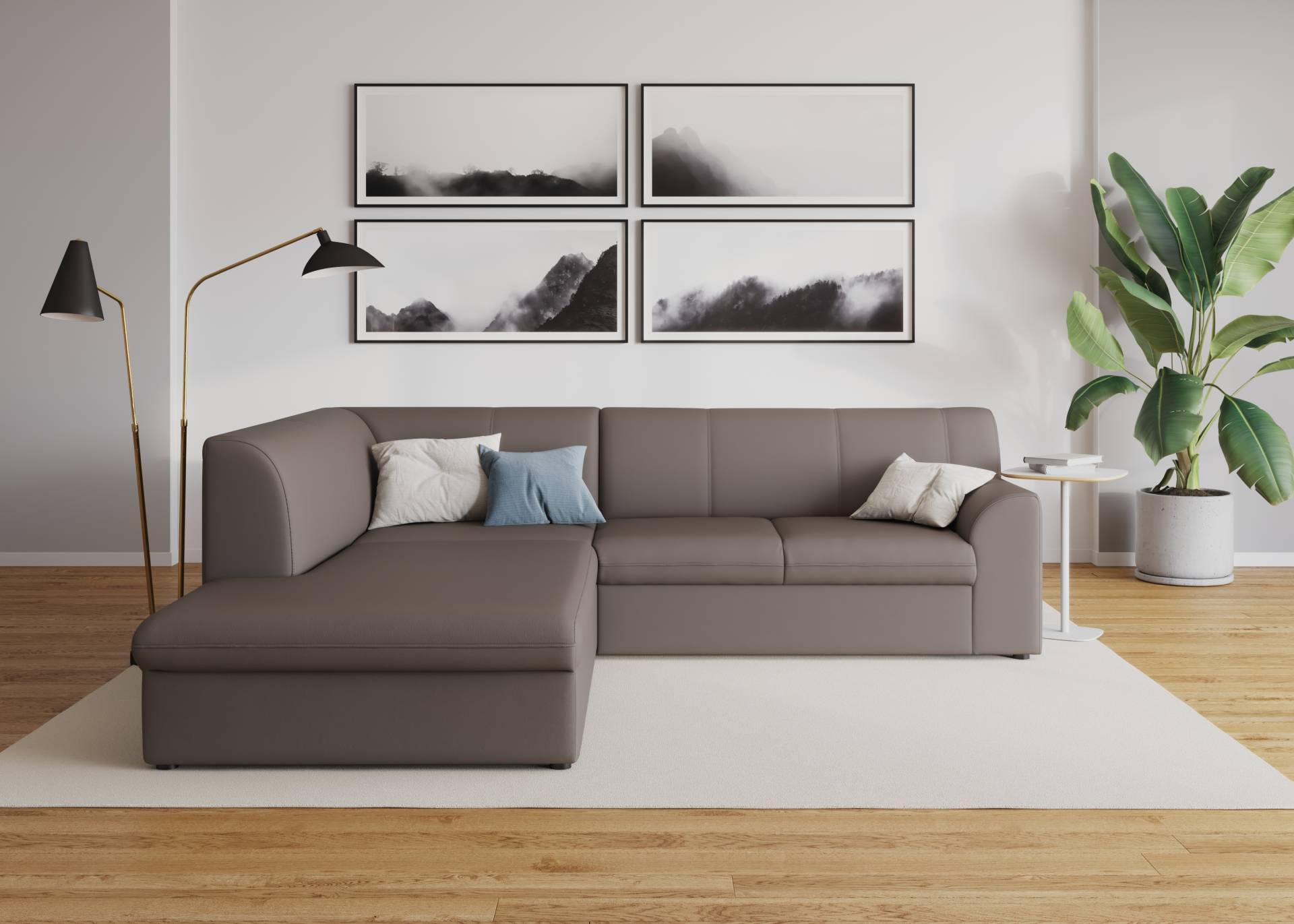 DOMO collection Ecksofa »Topper L-Form«, mit Ottomane, wahlweise mit Schlaffunktion von DOMO collection