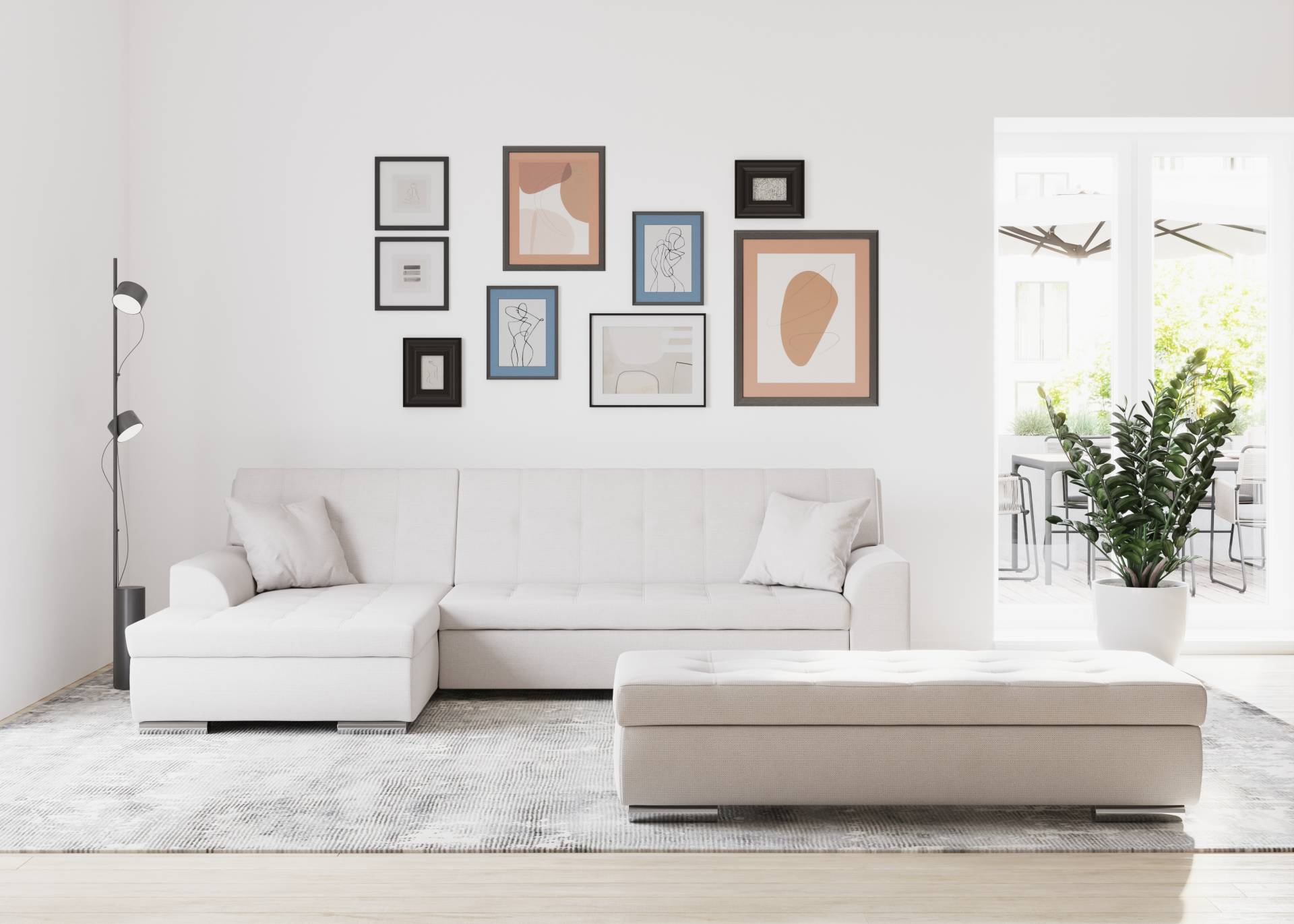 DOMO collection Ecksofa Treviso, wahlweise mit Bettfunktion, incl. Zierkissen DOMO collection Ecksofa Treviso, wahlweise mit Bettfunktion, incl. Zierkissen von DOMO collection