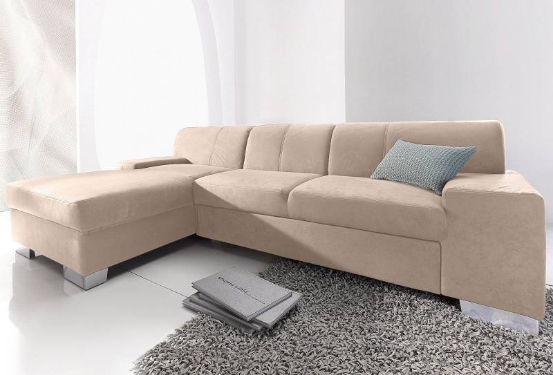 DOMO collection Ecksofa »Star L-Form«, wahlweise mit Bettfunktion von DOMO collection