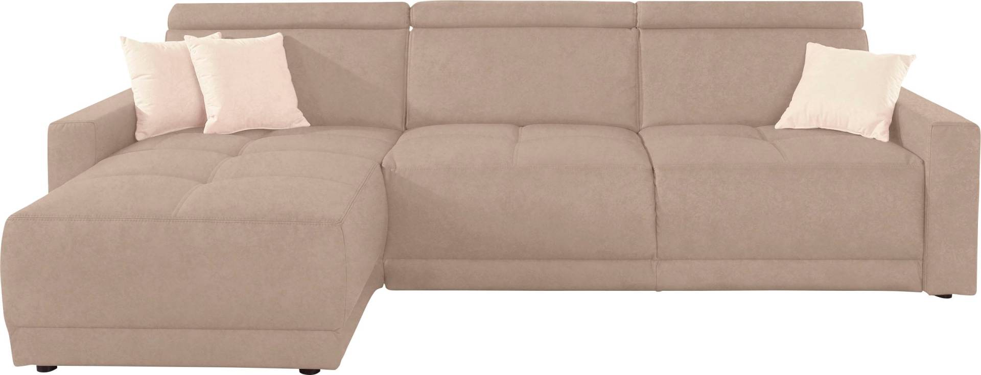 DOMO collection Ecksofa »Ava L-Form«, mit Recamiere, Federkern wahlweise mit Kopfteilverstellungen von DOMO collection