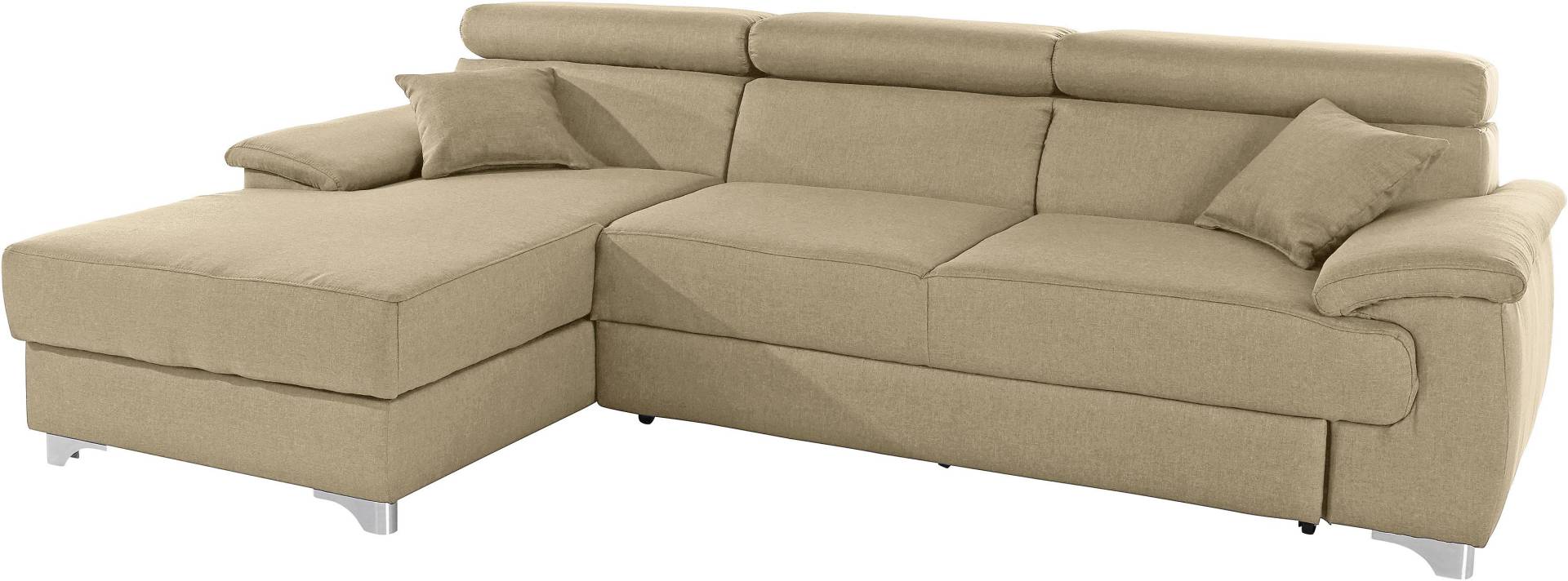 DOMO collection Ecksofa »Mira L-Form«, wahlweise mit Bettfunktion und Bettkasten von DOMO collection