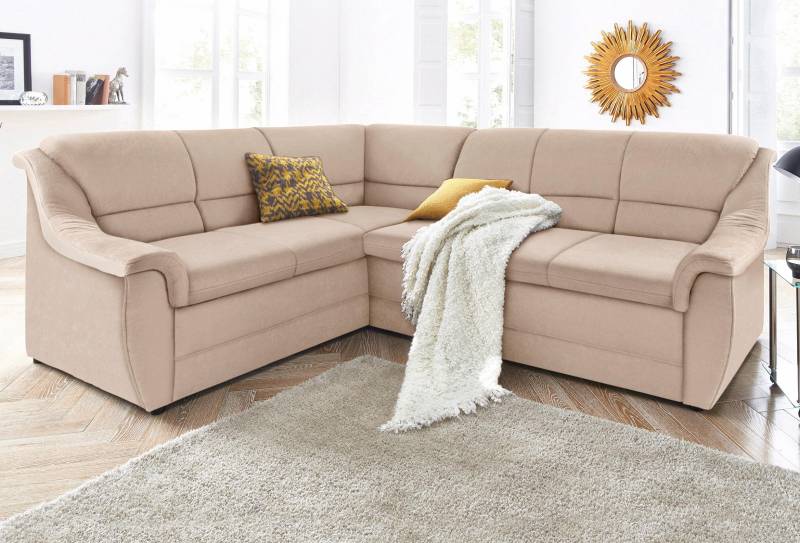 DOMO collection Ecksofa »Lale L-Form«, mit langem Schenkel, wahlweise mit Bettfunktion von DOMO collection