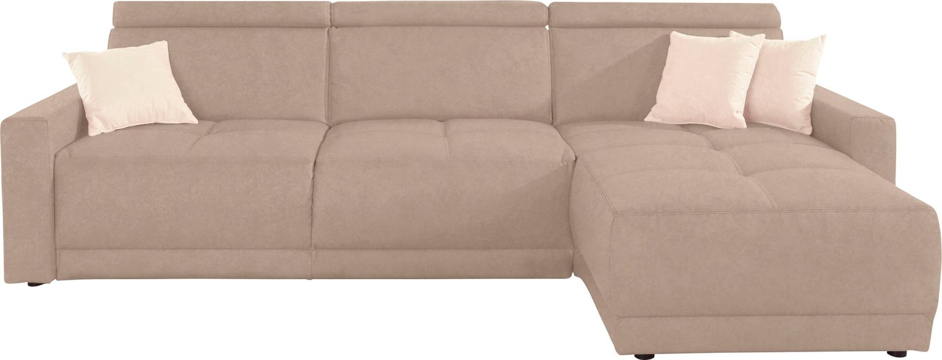 DOMO collection Ecksofa »Ava L-Form«, mit Recamiere, Federkern wahlweise mit Kopfteilverstellungen von DOMO collection