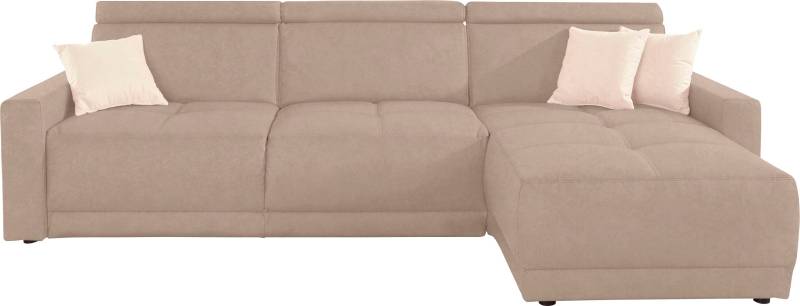 DOMO collection Ecksofa »Ava L-Form«, mit Recamiere, Federkern wahlweise mit Kopfteilverstellungen von DOMO collection