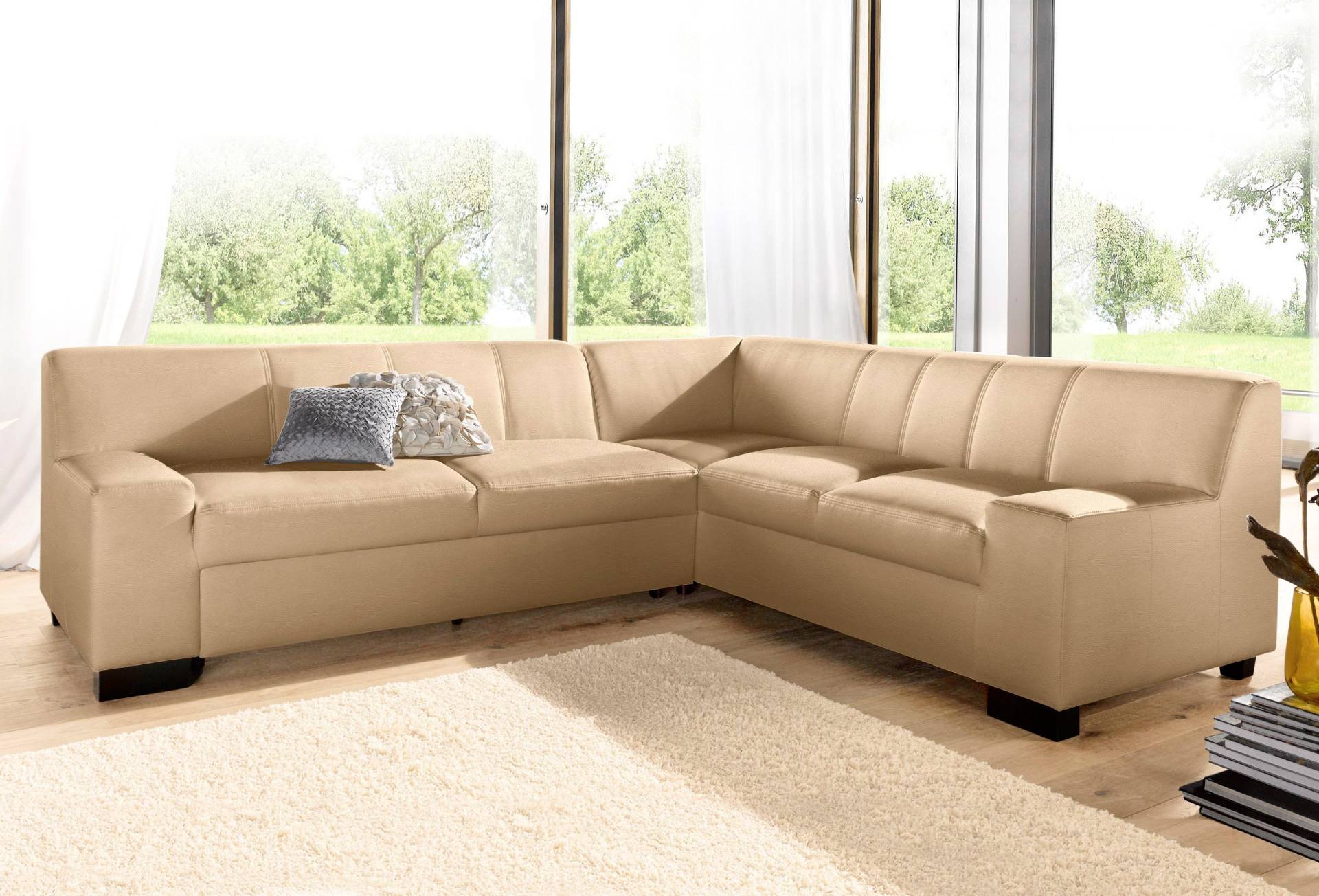 DOMO collection Ecksofa »Norma Top L-Form«, wahlweise mit Bettfunktion von DOMO collection