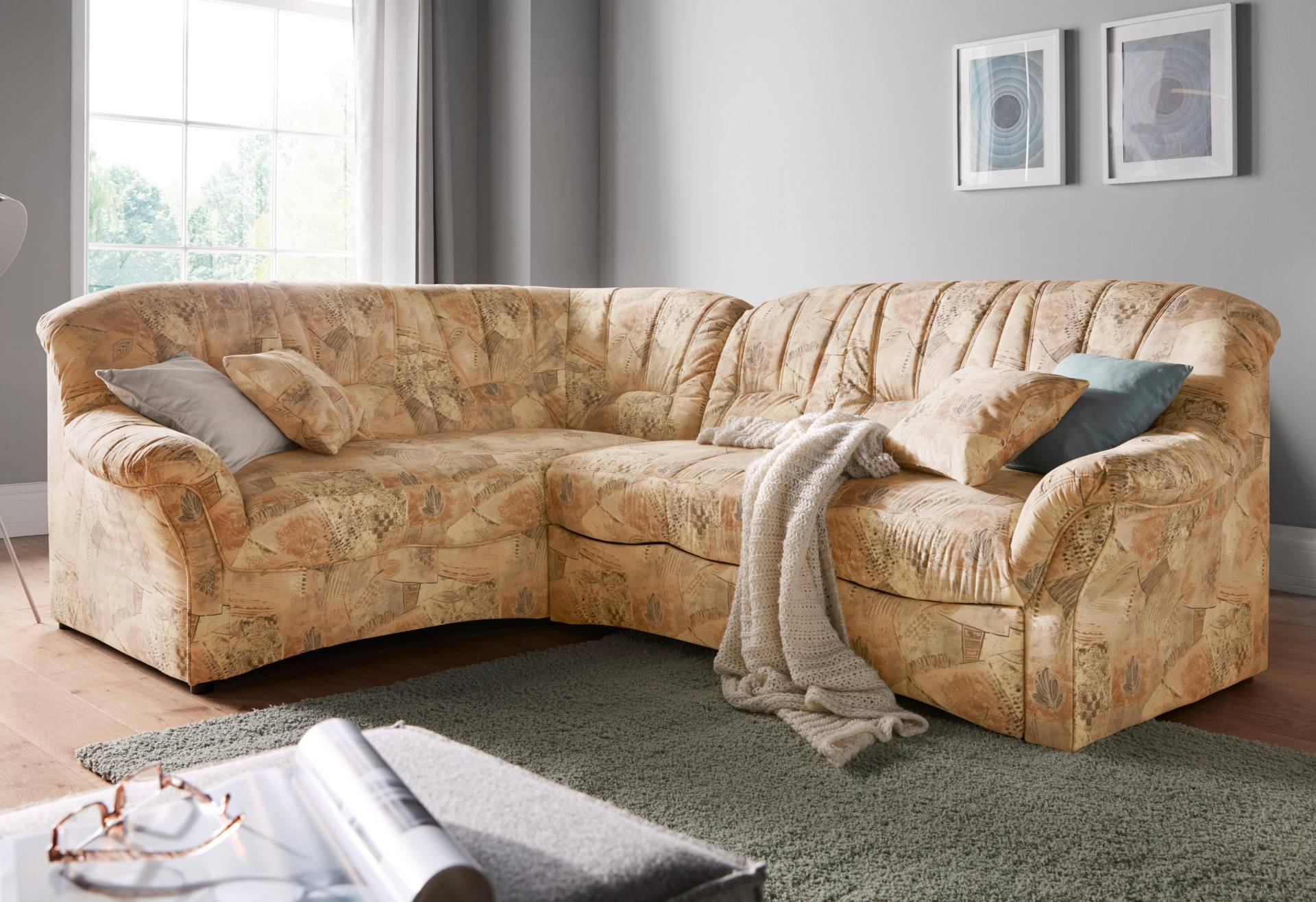 DOMO collection Ecksofa »Bahia L-Form«, wahlweise mit Bettfunktion von DOMO collection