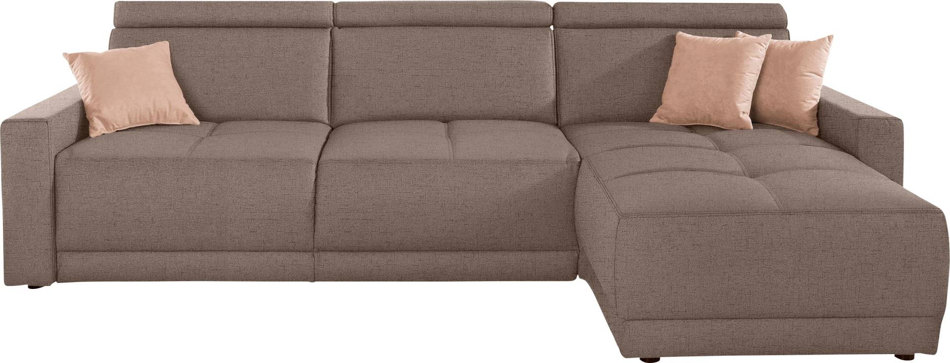 DOMO collection Ecksofa »Ava L-Form«, mit Recamiere, Federkern wahlweise mit Kopfteilverstellungen von DOMO collection