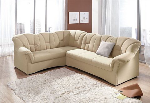 DOMO collection Ecksofa »Papenburg B/T/H: 242/190/84 cm L-Form«, wahlweise mit Bettfunktion, Langer Schenkel links oder rechts von DOMO collection