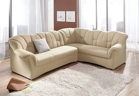 DOMO collection Ecksofa »Papenburg B/T/H: 242/190/84 cm L-Form«, wahlweise mit Bettfunktion, Langer Schenkel links oder rechts von DOMO collection