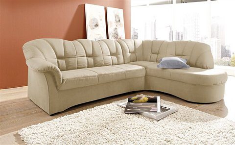 DOMO collection Ecksofa »Papenburg L-Form«, mit Ottomane, wahlweise mit Bettfunktion von DOMO collection