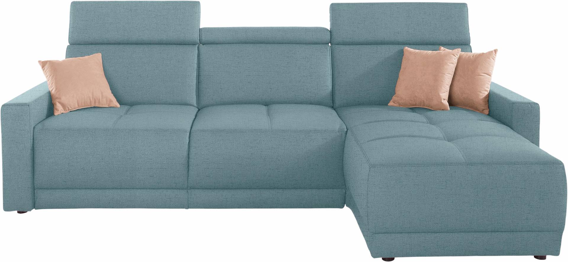 DOMO collection Ecksofa »Ava L-Form«, mit Recamiere, Federkern wahlweise mit Kopfteilverstellungen von DOMO collection