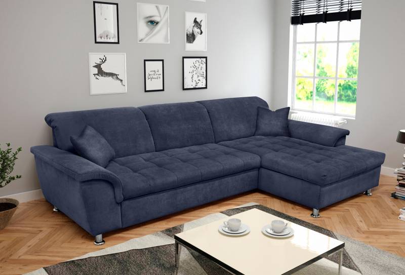 DOMO collection Ecksofa Franzi, wahlweise mit Bettfunktion, Bettkasten und Kopfteilverstellung von DOMO collection