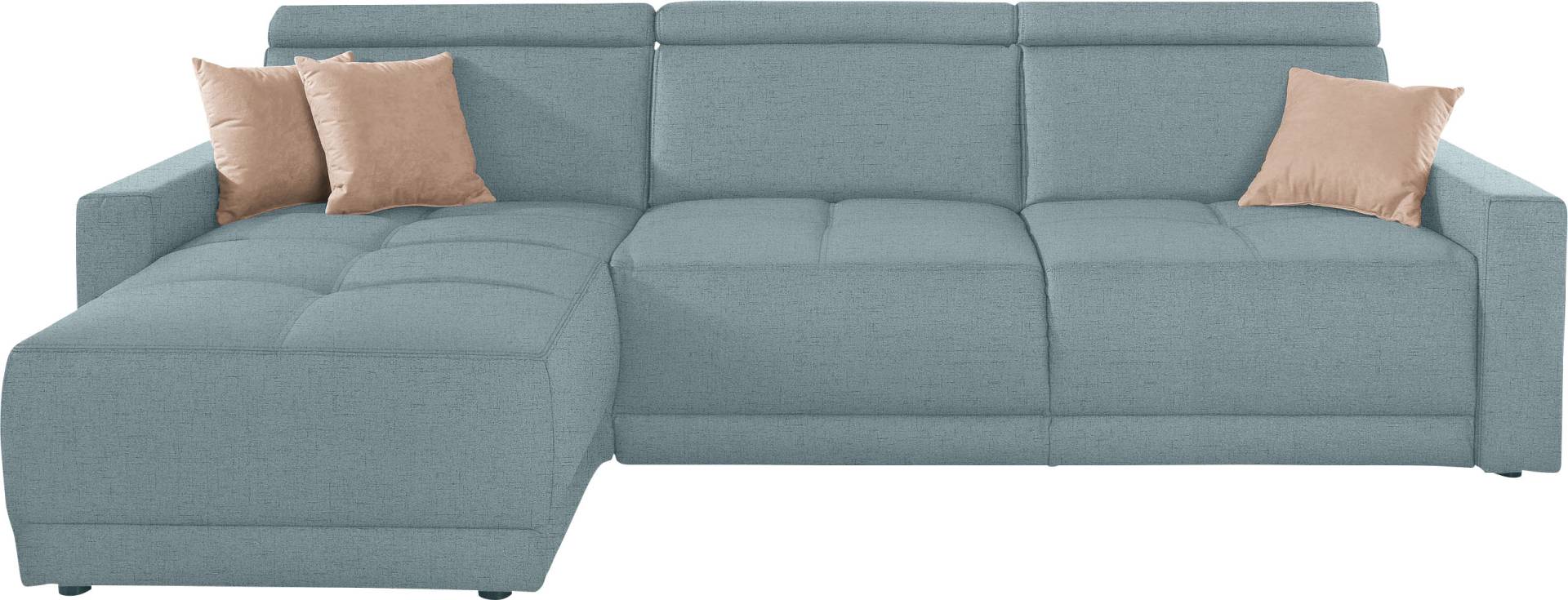 DOMO collection Ecksofa »Ava L-Form«, mit Recamiere, Federkern wahlweise mit Kopfteilverstellungen von DOMO collection