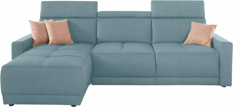 DOMO collection Ecksofa »Ava L-Form«, mit Recamiere, Federkern wahlweise mit Kopfteilverstellungen von DOMO collection