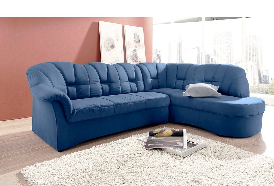 DOMO collection Ecksofa »Papenburg L-Form«, mit Ottomane, wahlweise mit Bettfunktion von DOMO collection