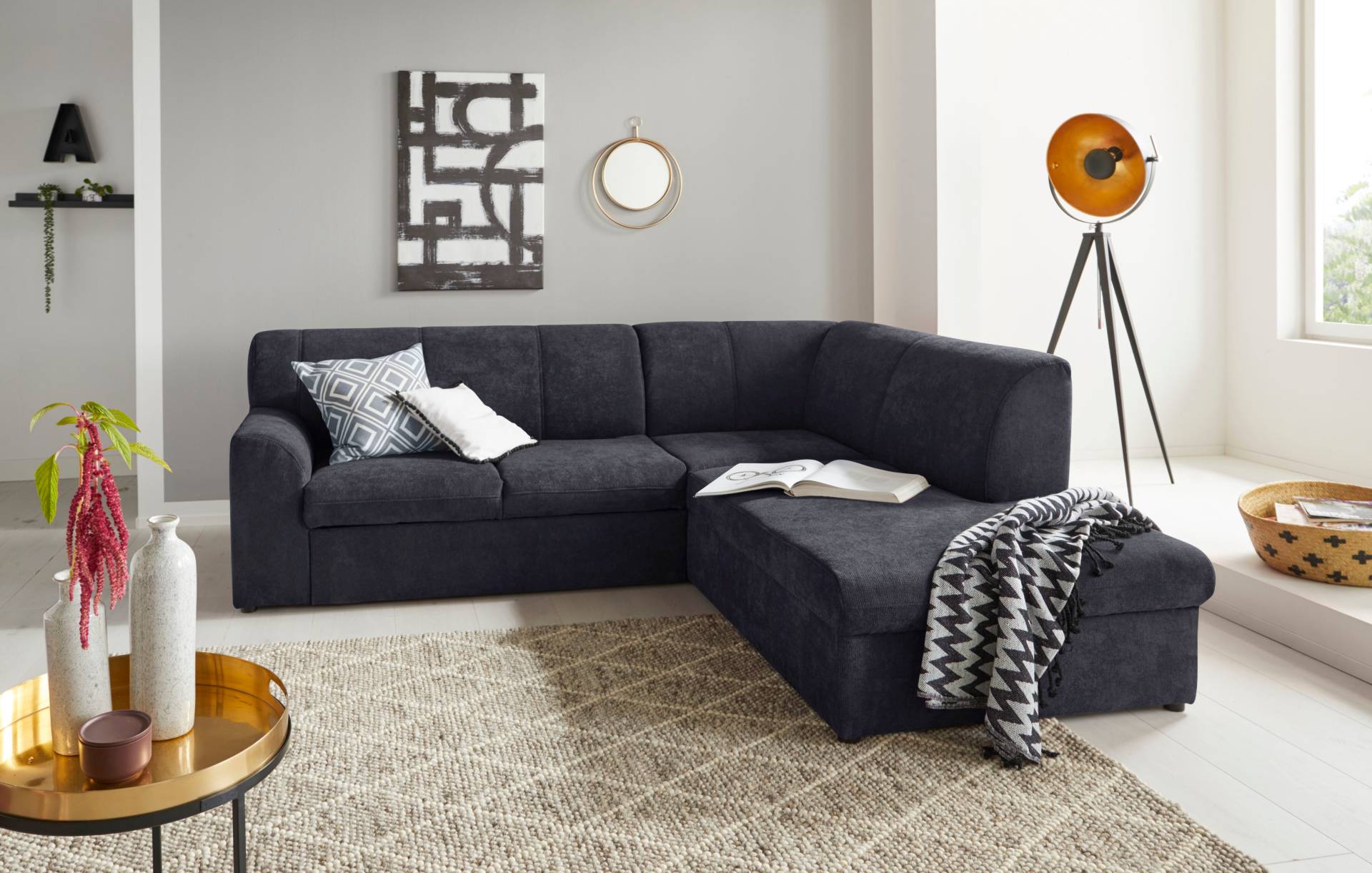 DOMO collection Ecksofa »Topper L-Form«, mit Ottomane, wahlweise mit Schlaffunktion von DOMO collection