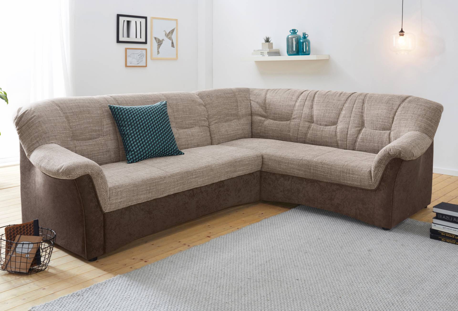 DOMO collection Ecksofa »Sarafina L-Form«, wahlweise mit Bettfunktion, optional mit Federkern von DOMO collection