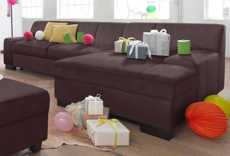 DOMO collection Ecksofa »Norma L-Form«, wahlweise mit Bettfunktion von DOMO collection