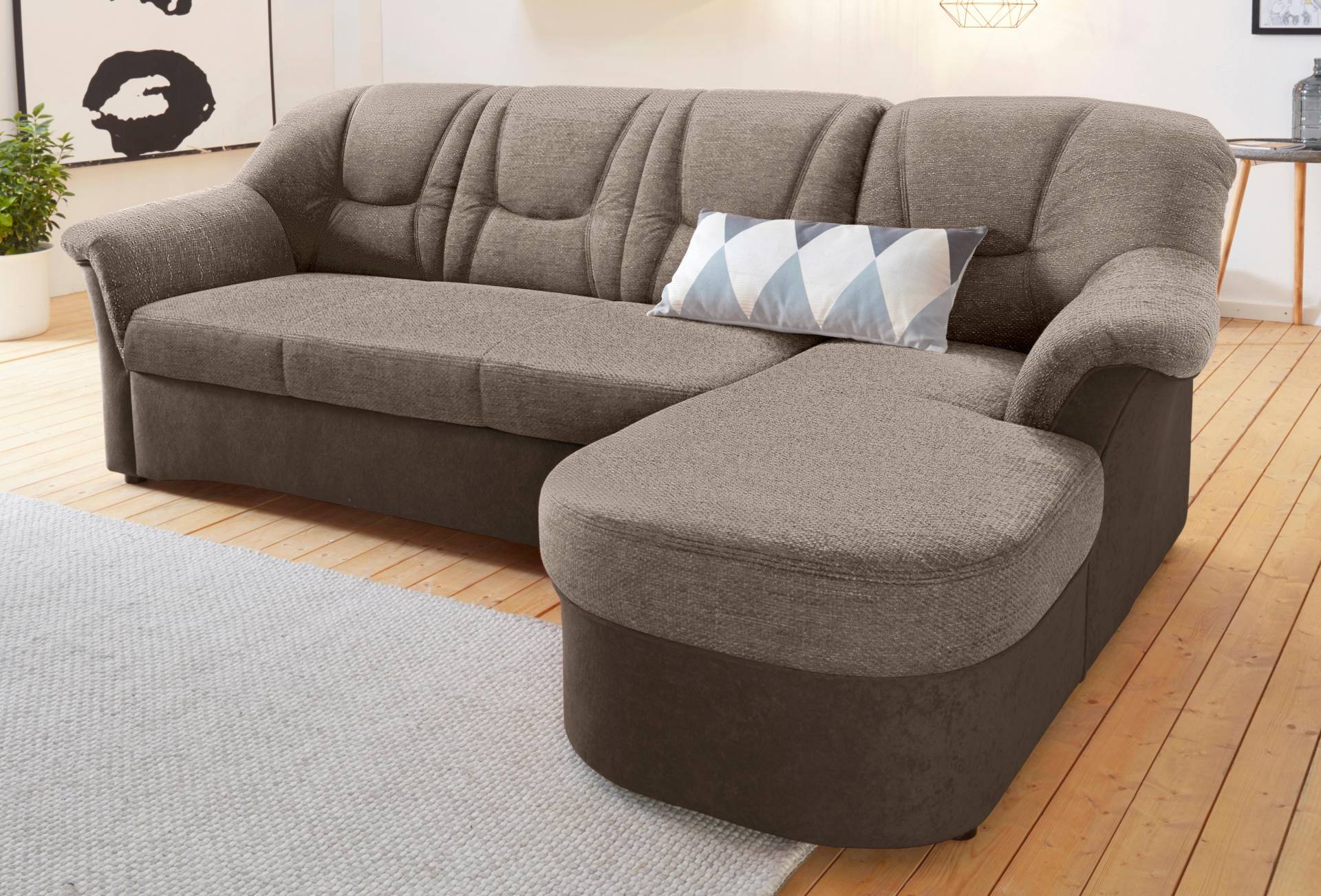 DOMO collection Ecksofa »Sarafina L-Form«, wahlweise mit Bettfunktion, optional mit Federkern von DOMO collection