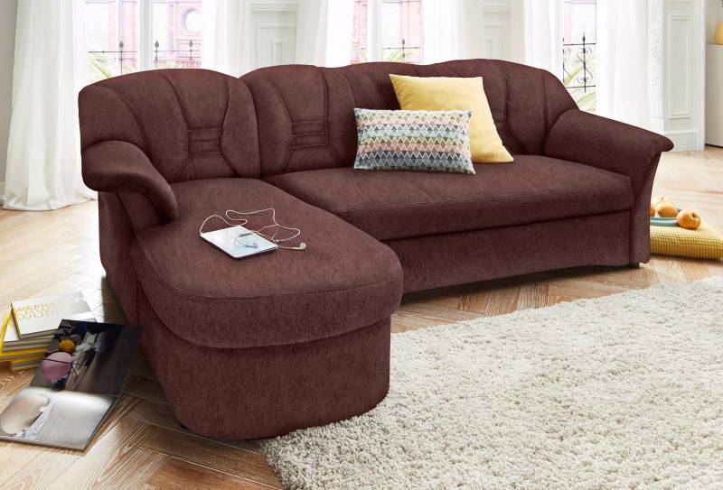 DOMO collection Ecksofa »Elva L-Form«, wahlweise mit Bettfunktion und Federkern von DOMO collection