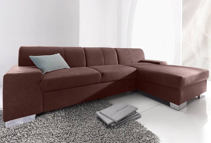 DOMO collection Ecksofa »Star L-Form«, wahlweise mit Bettfunktion von DOMO collection