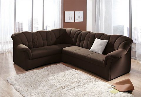 DOMO collection Ecksofa »Papenburg B/T/H: 242/190/84 cm L-Form«, wahlweise mit Bettfunktion, Langer Schenkel links oder rechts von DOMO collection